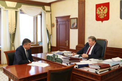 На встрече с Главой Республики Мордовия  рассматривались вопросы строительства газопроводов