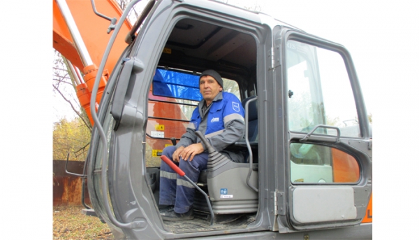 Экскаваторщик «Газпром газораспределение Саранск»  принимал участие в тушении пожара в Мордовском заповеднике